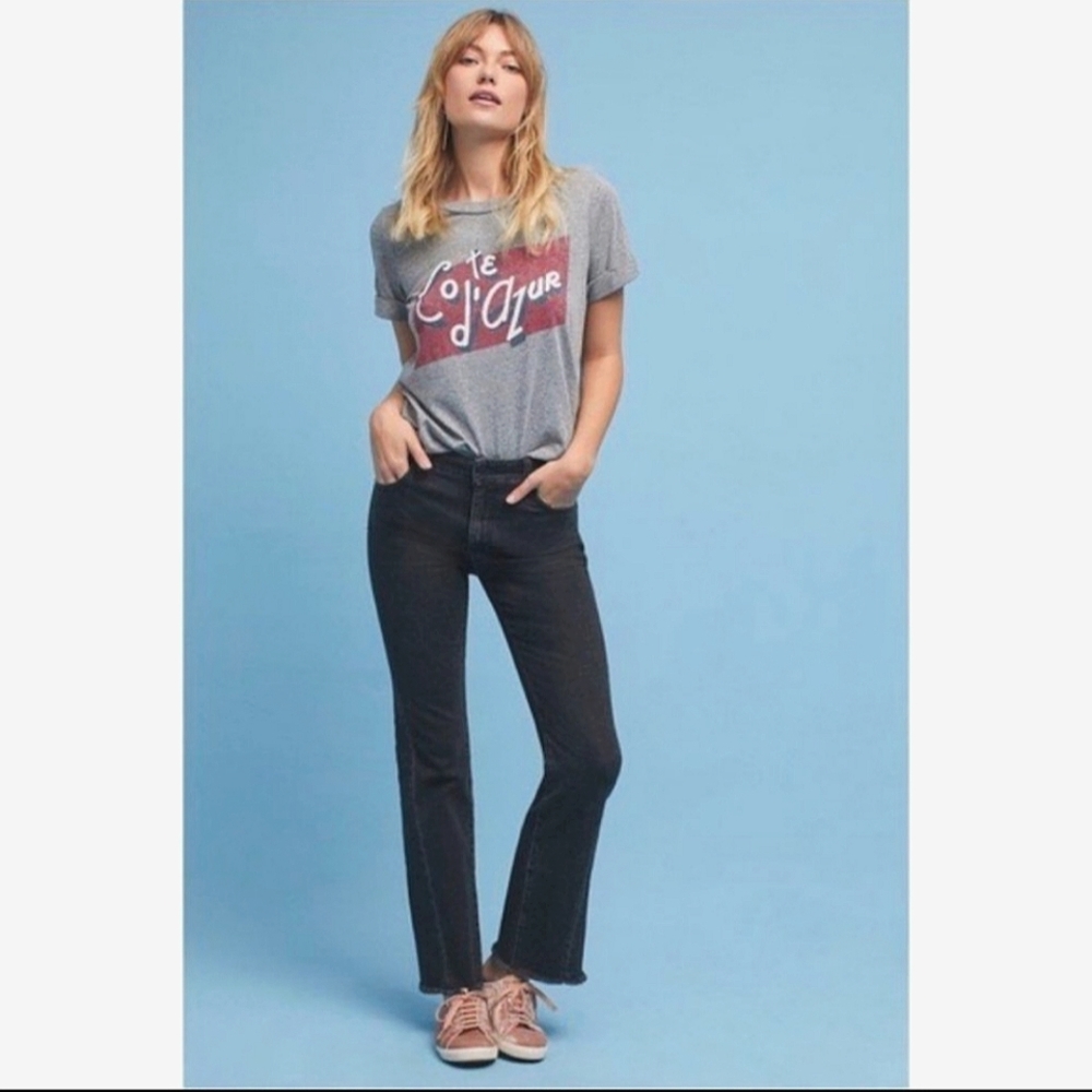 ANTHROPOLOGIE PILCRO High-Rise Flare Jean
